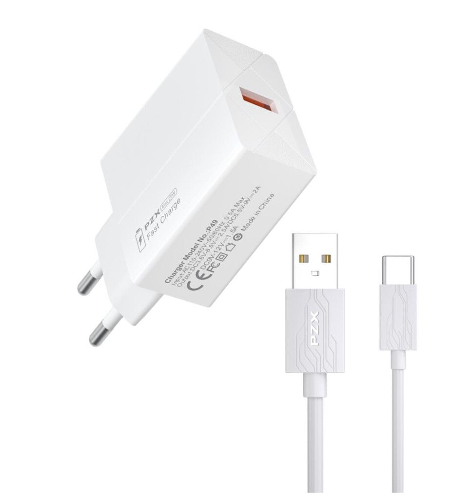 Cargador + Cable Tipo C