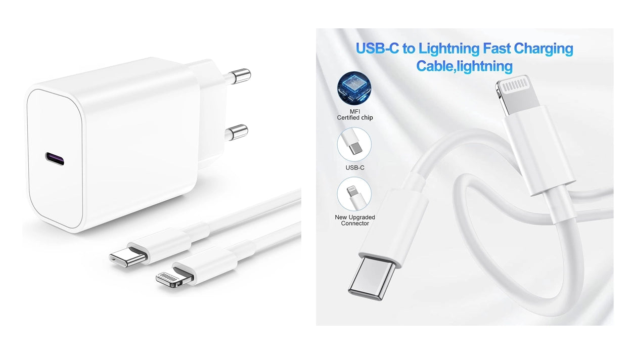 Cargador Iphone USB C a Lightning