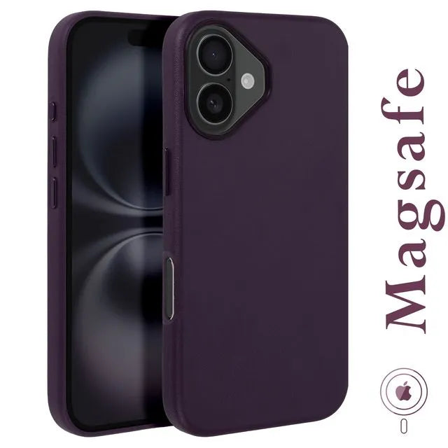 Case IPhone 16 Cuero con Magsafe