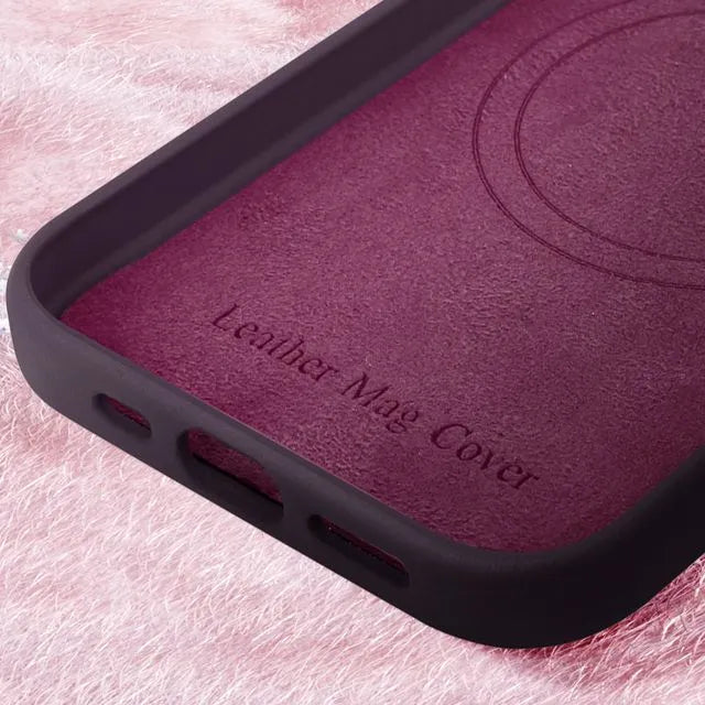 Case IPhone 16 Cuero con Magsafe